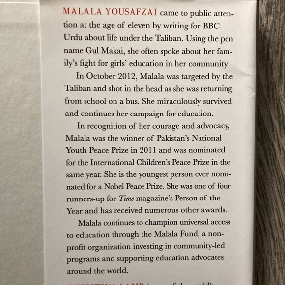 I am Malala hardcover - Picture 3 of 4